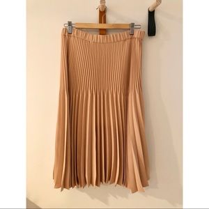 Club Monaco Pleated Pink Skirt
